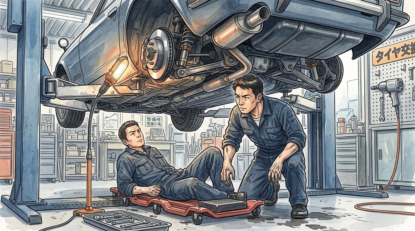 車両下部点検
