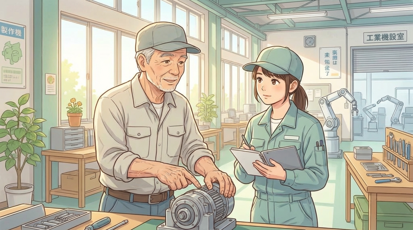 明るく清潔な日本の工場内