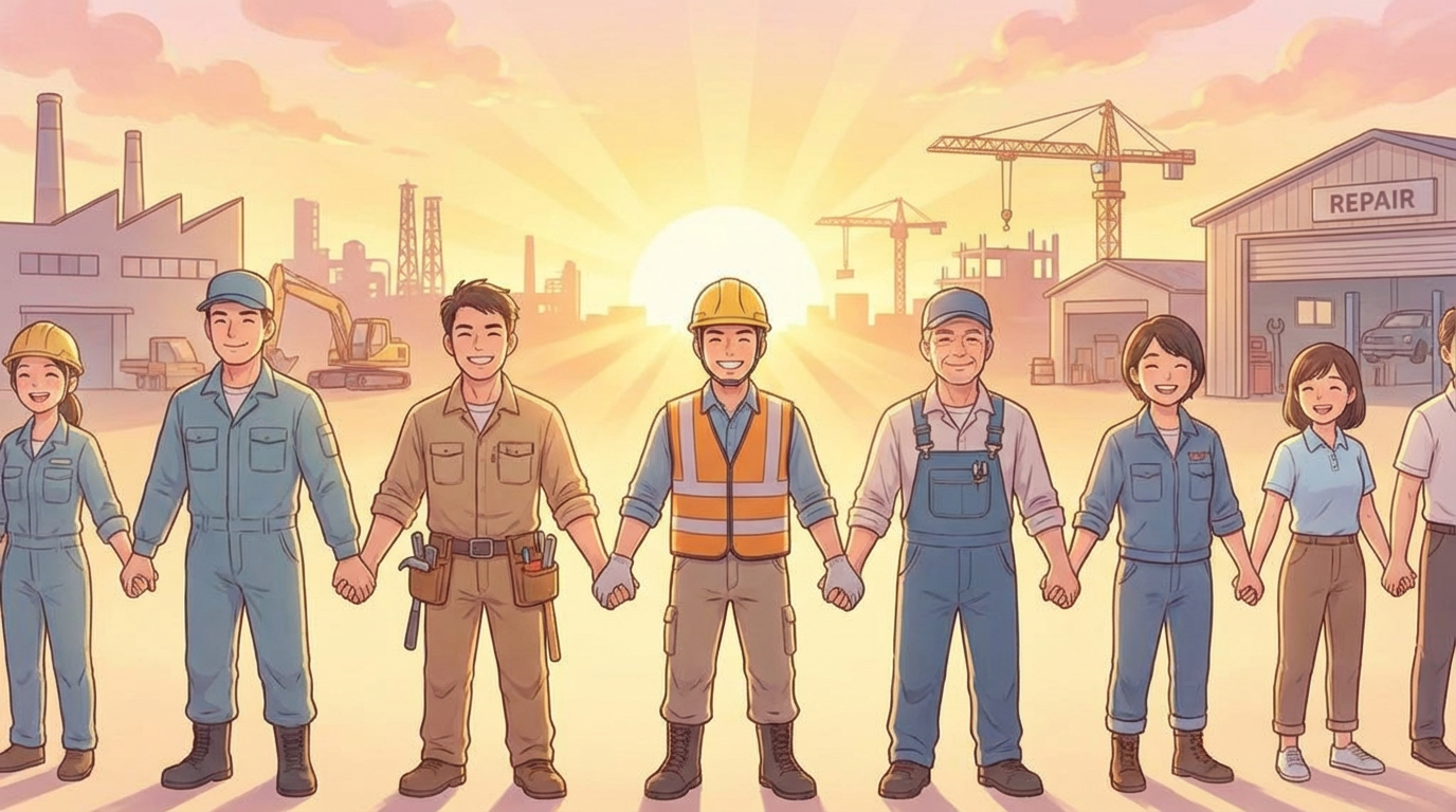 様々な現場職の人々