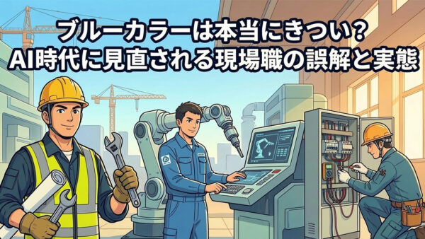 ブルーカラーは本当にきつい？AI時代に見直される現場職の誤解と実態