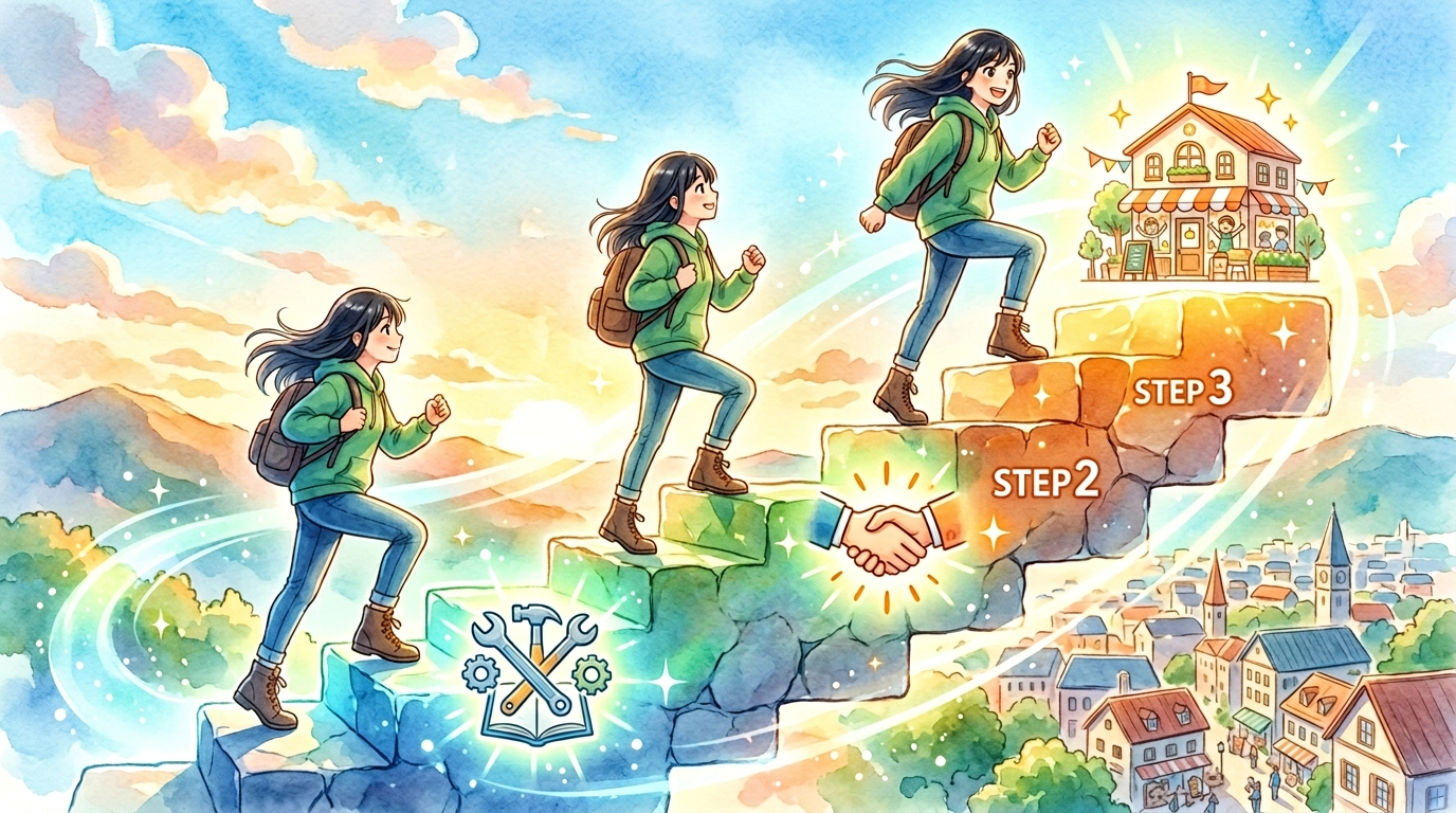 独立ステップイメージ