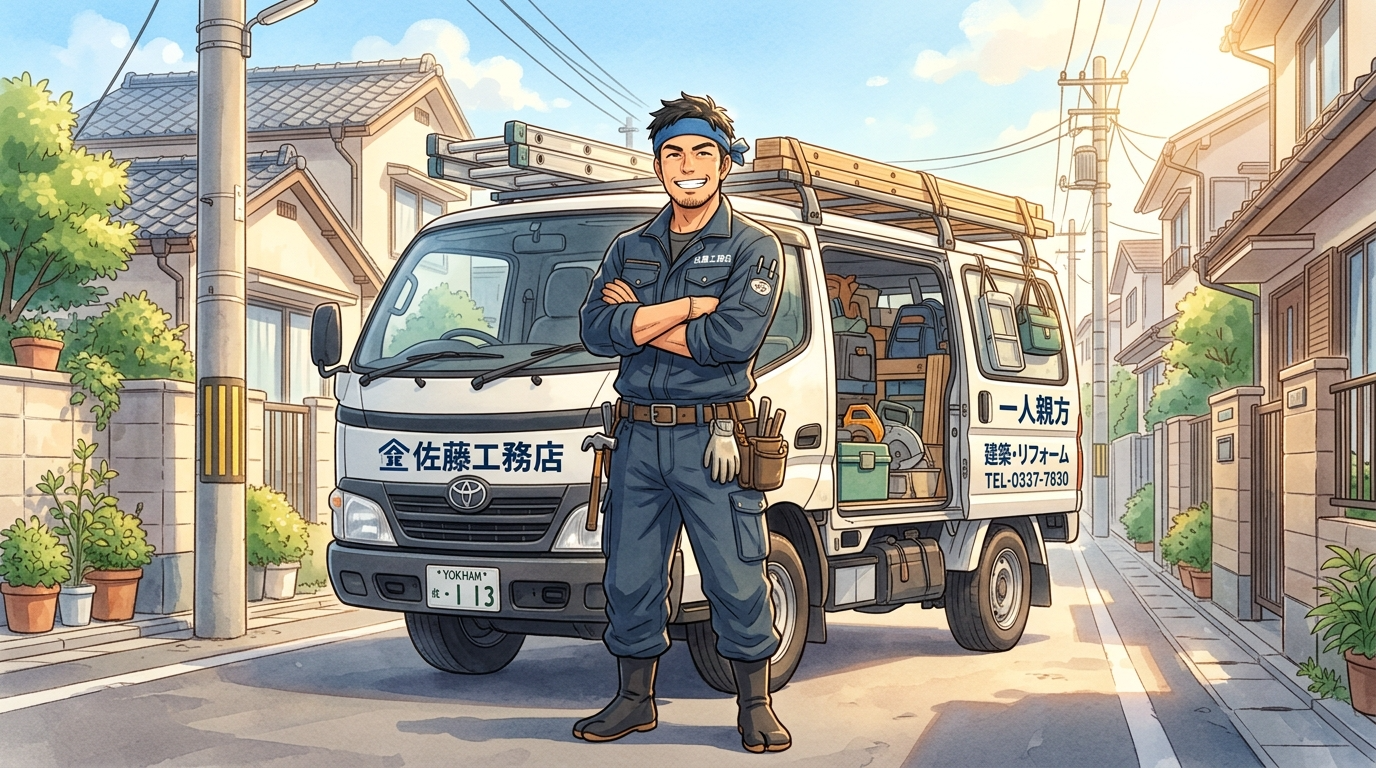 一人親方の日本人職人