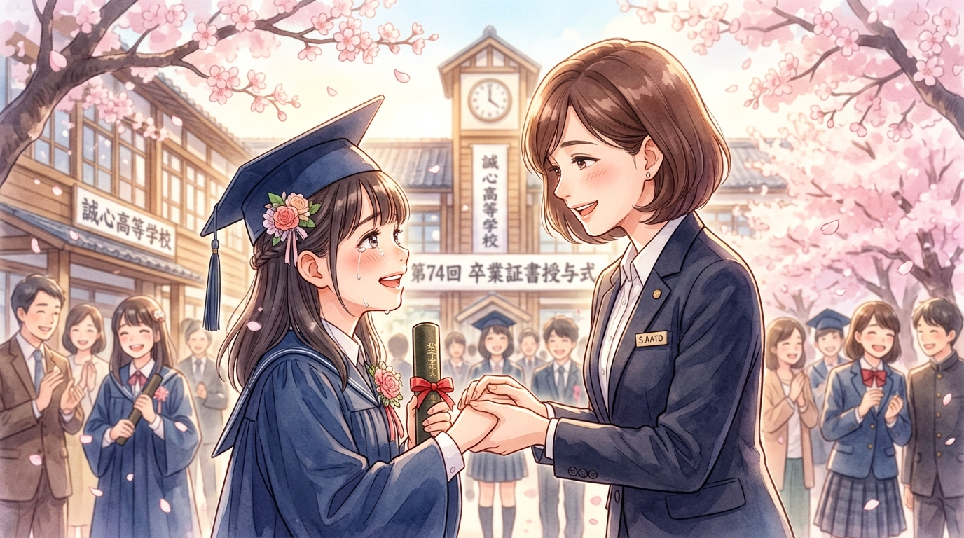 人生の伴走者(卒業式)